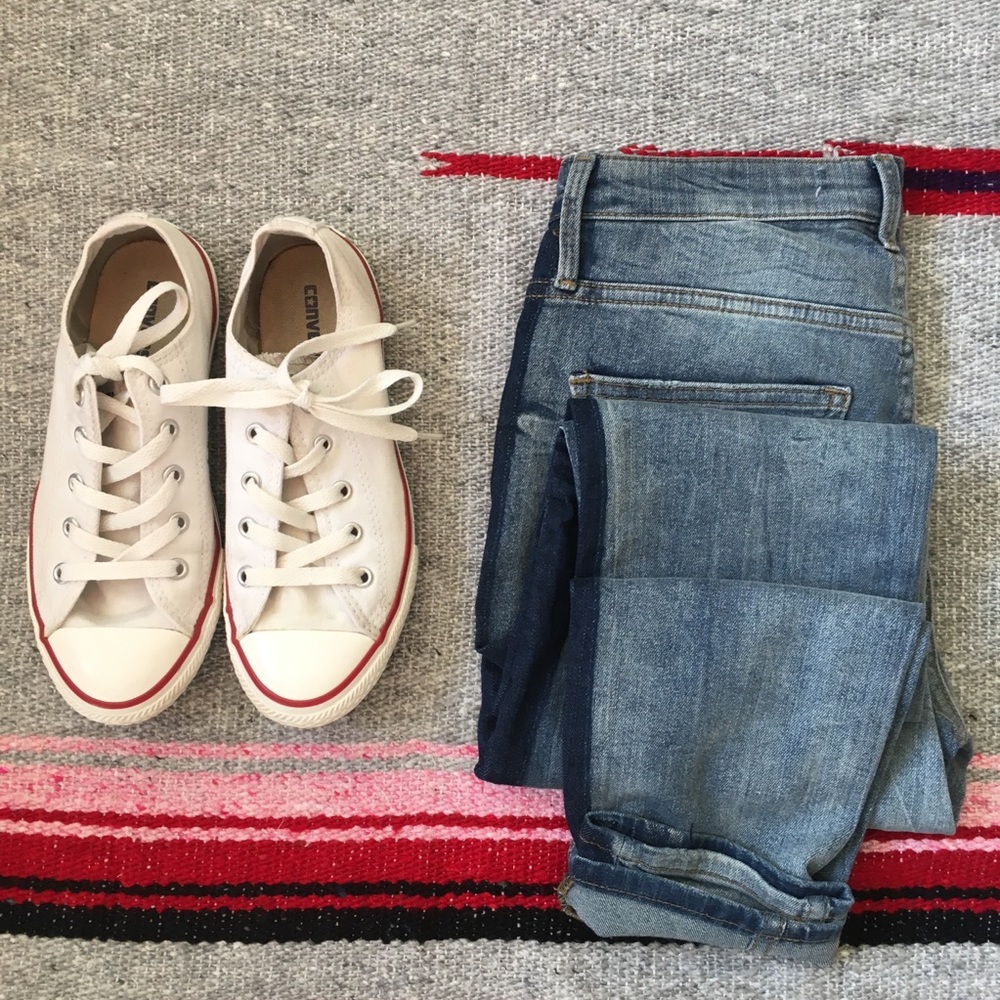 H & M | TUXEDO STYLE  BOYFRIEND JEANS